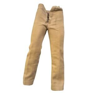 Vintage Barbie KEN KAHKI PANTS With Zipper And‎ Back Pocket